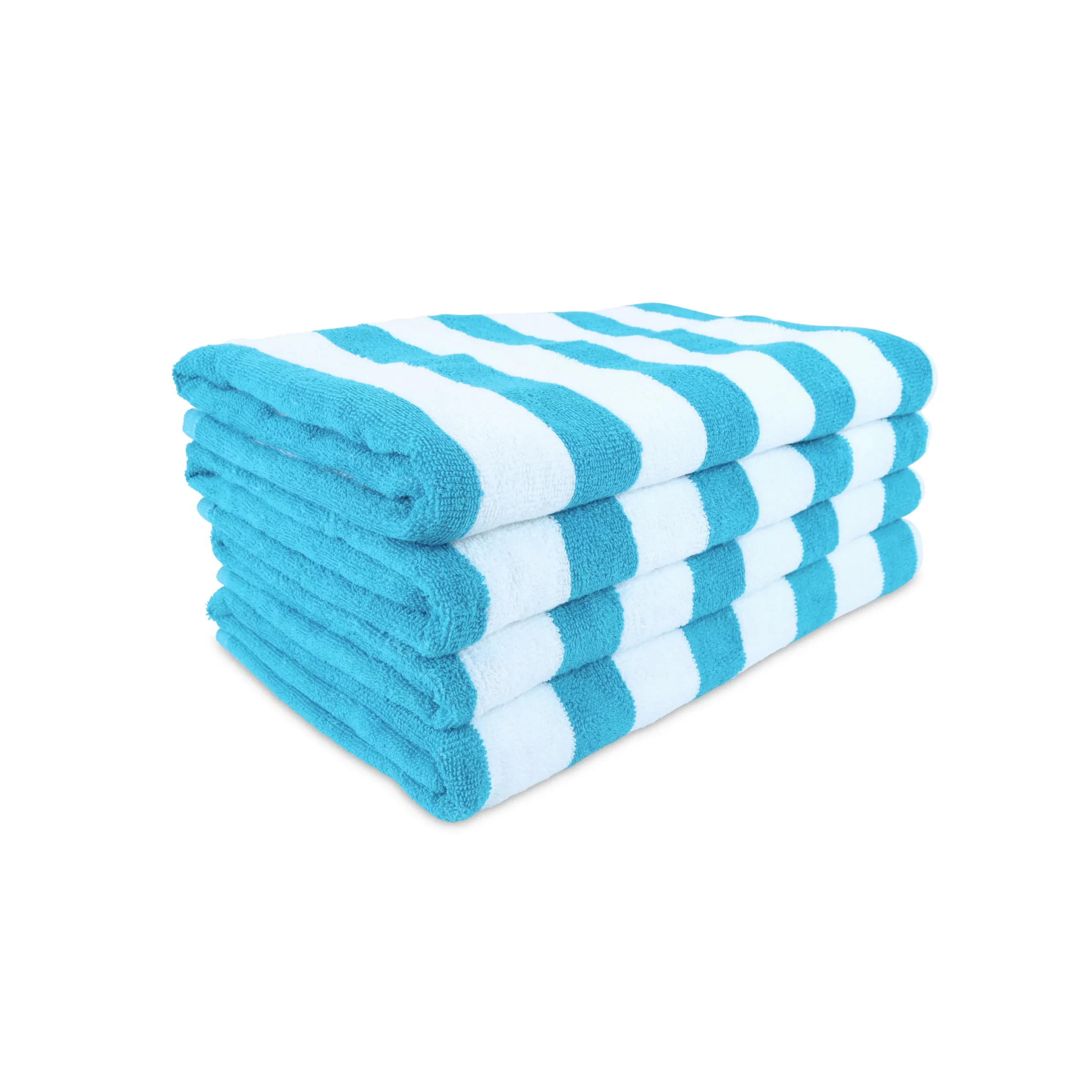 Three stripe Pool Towel 30x60 9.00 lbs Blue